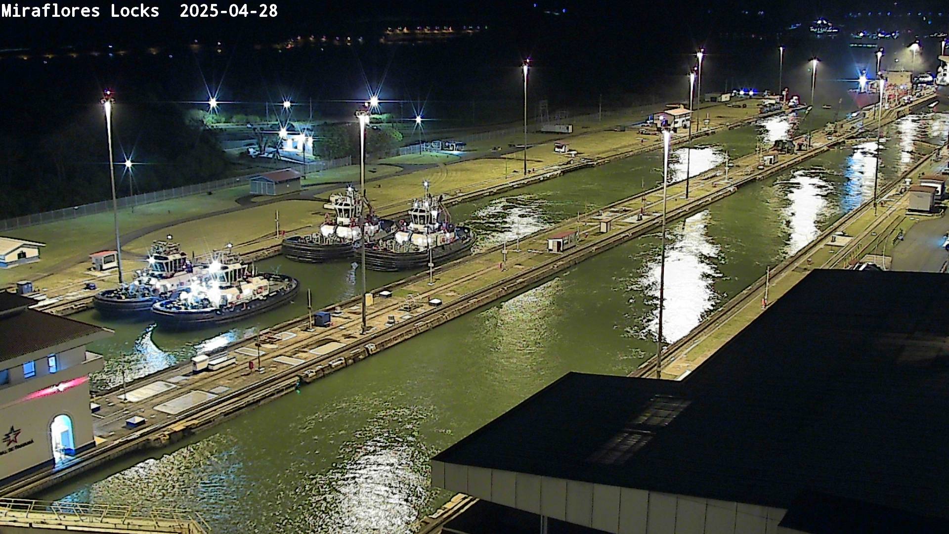 Webcam Panama Canal Miraflores Locks Webcam Galore   1273 Current Webcam Panama Canal 