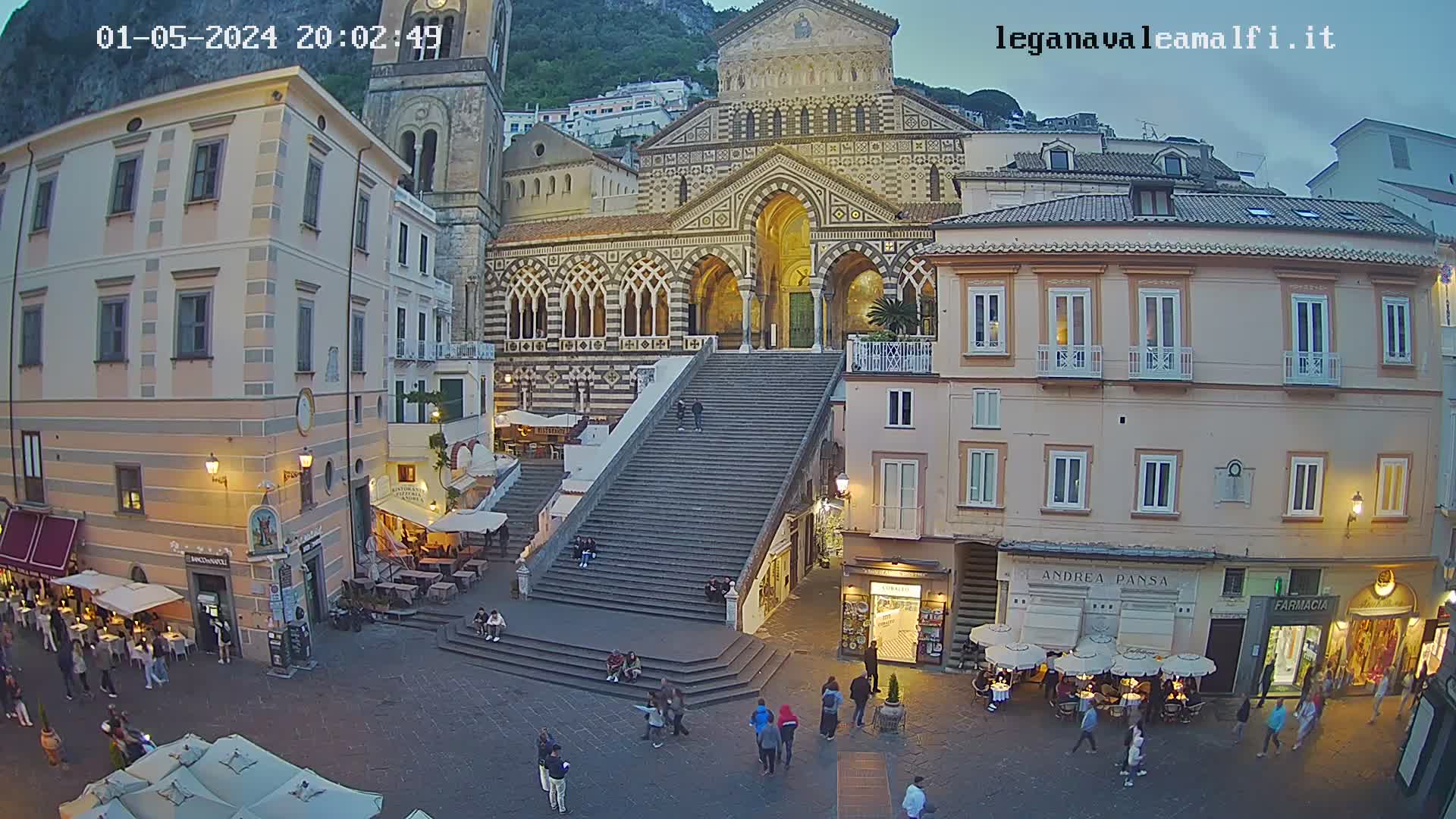 Webcam Amalfi, Piazza Duomo - Lega Navale Amalfi