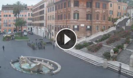 Webcam Roma, Piazza di Spagna - Skyline Webcams