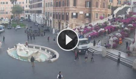 Webcam Roma, Piazza di Spagna - Skyline Webcams