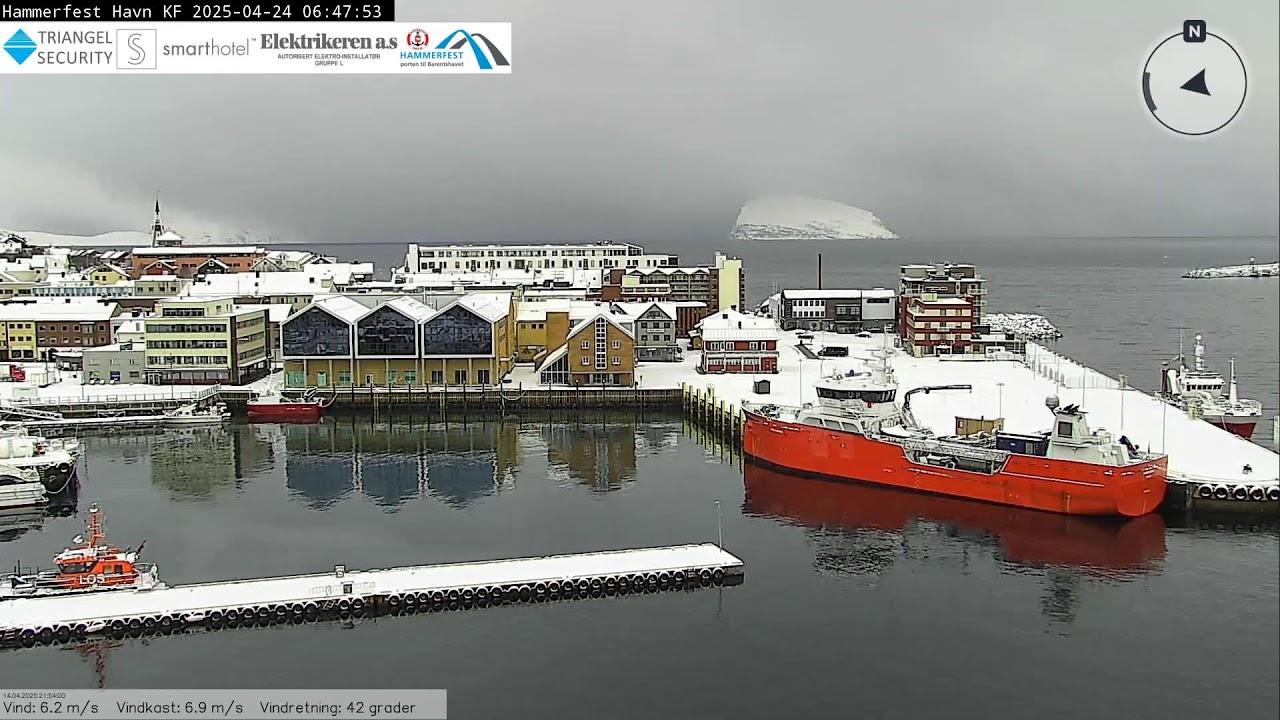 Webcam Hammerfest Livestream Harbor