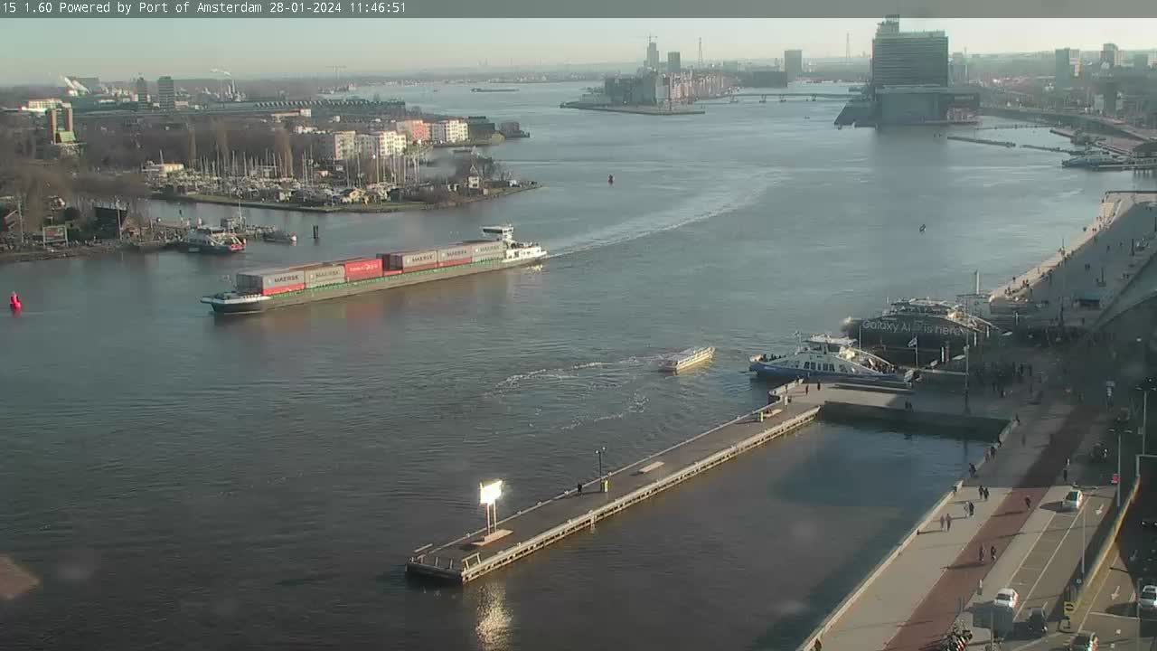 Hafen Amsterdam.