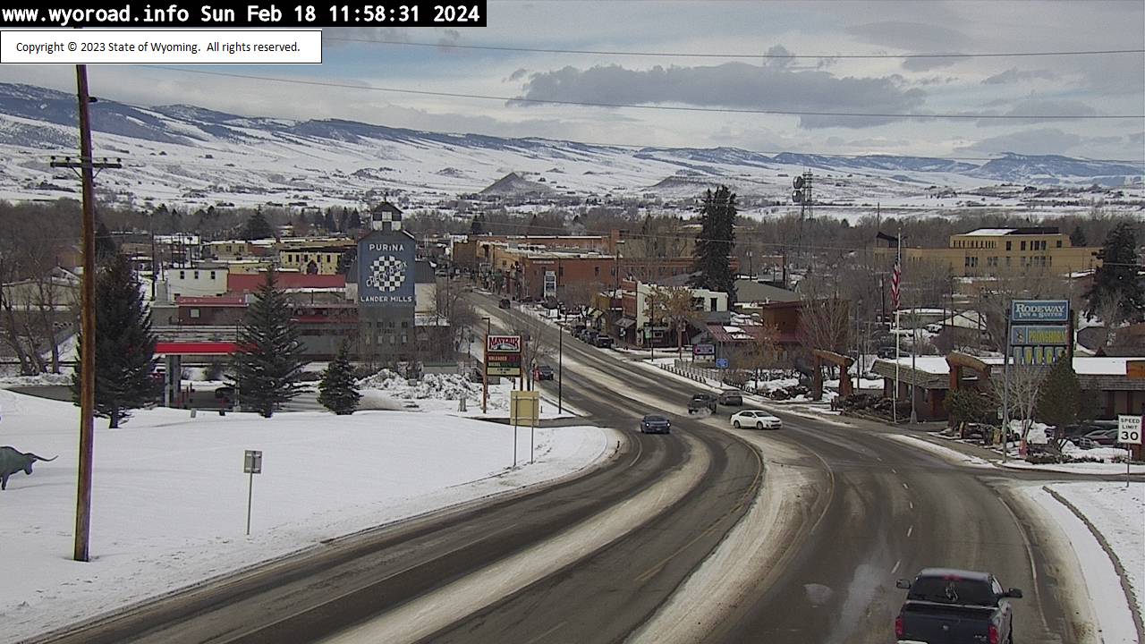 cam Lander, Wyoming Lander Traffic and Weather