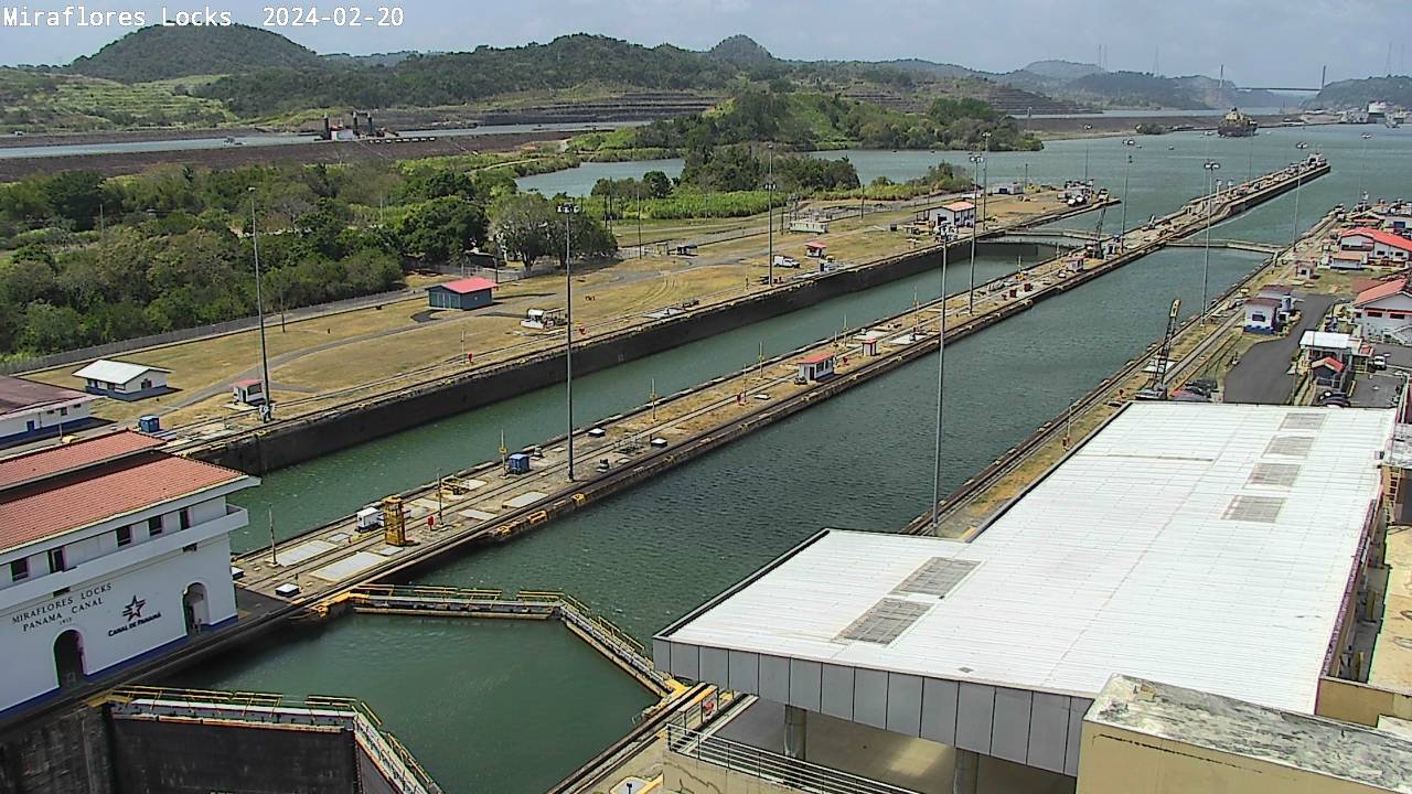 Webcam Panama Canal: Miraflores Locks