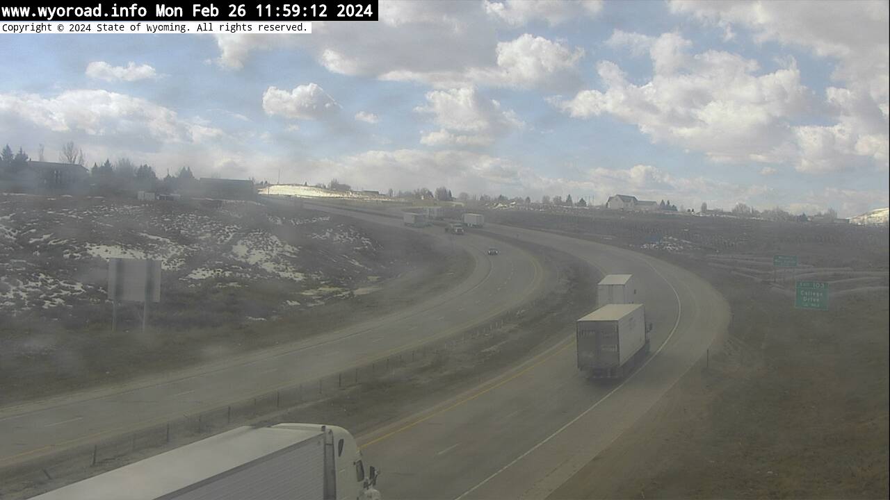 cam Rock Springs, Wyoming Elk Street Traffic and Weather