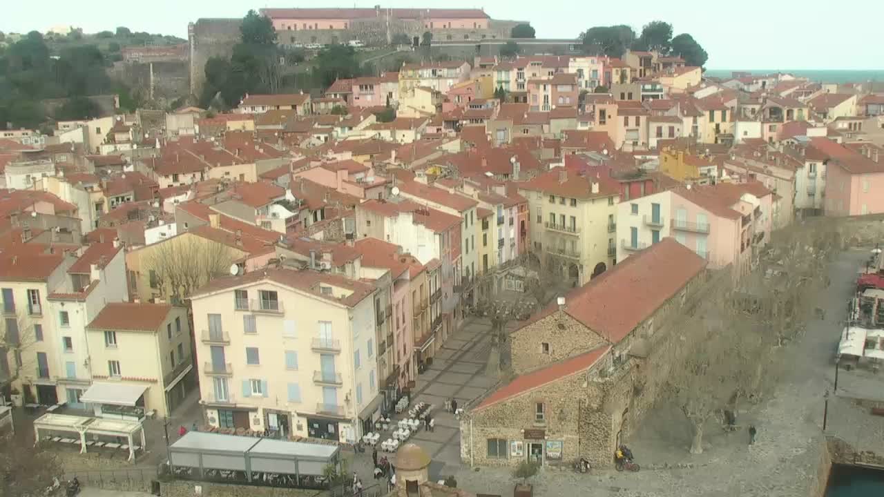 Webcam Collioure  Panoramique vid o Collioure 