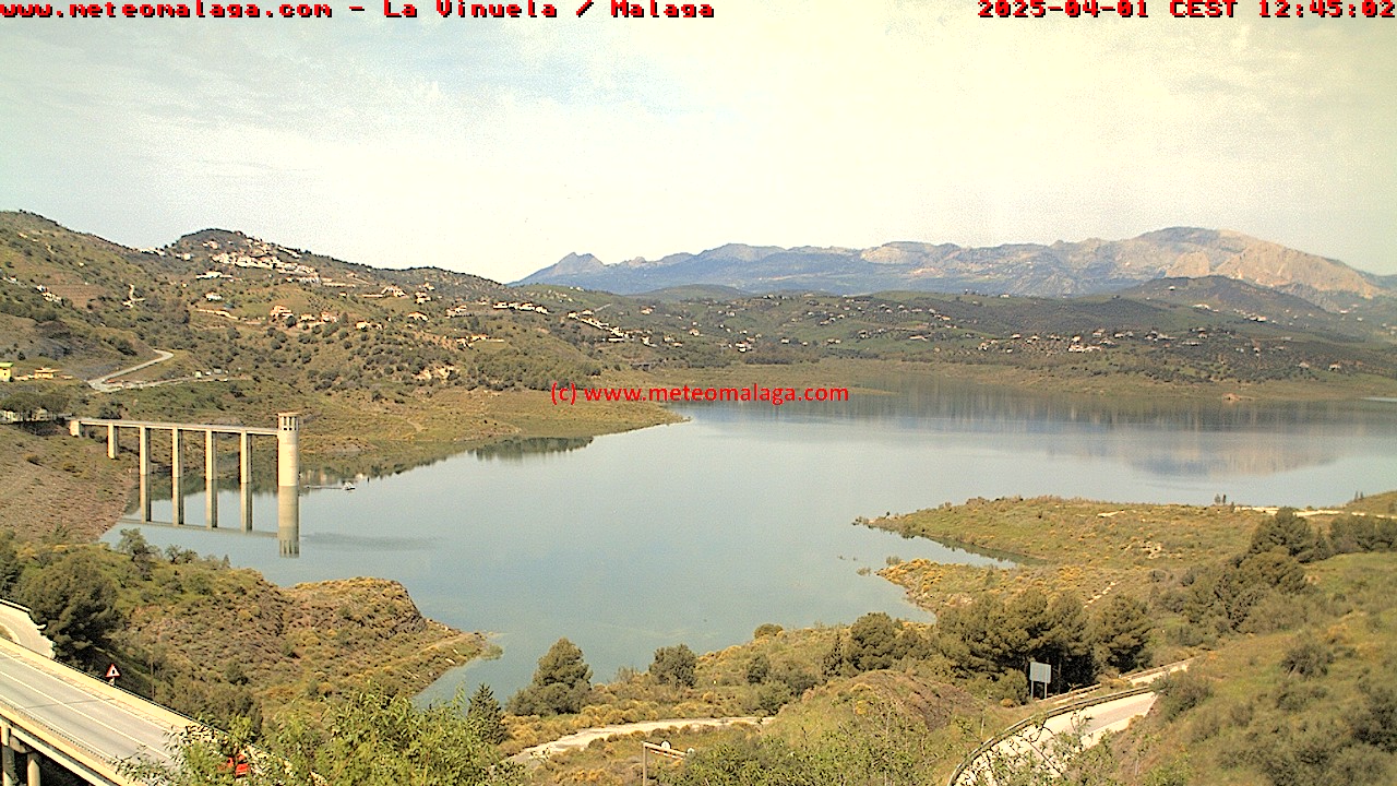 cam Viñuela Weather Malaga
