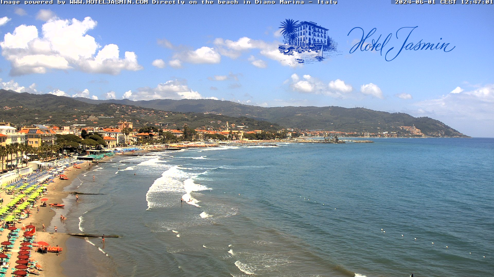 Webcam Diano Marina: Beach Of Diano Marina