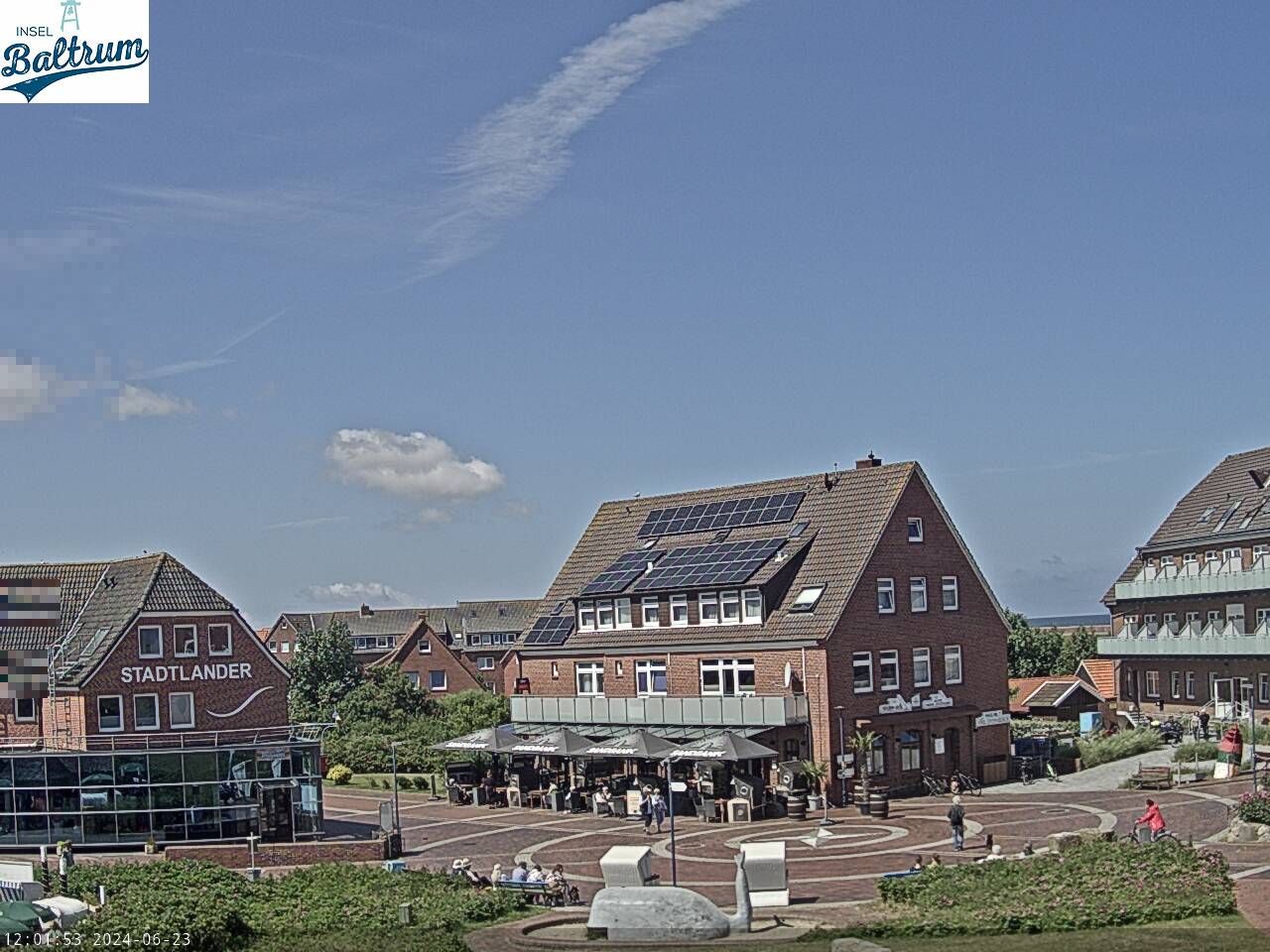 Baltrum: Marktplatz - Webcam Galore