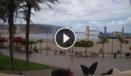 Webcam Los Christianos (Tenerife): Livestream Playa de Los Cristianos