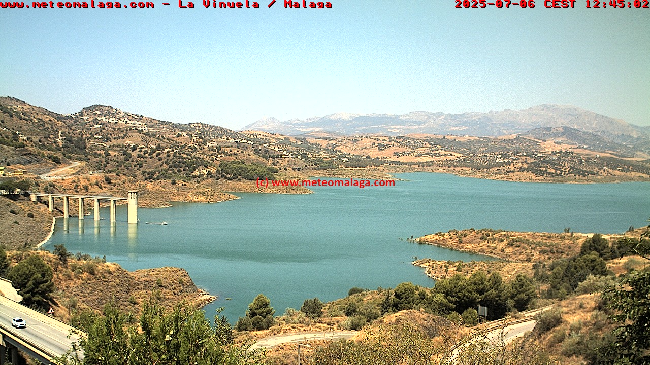 cam Viñuela Weather Malaga