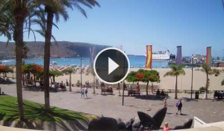 Webcam Los Christianos (Tenerife): Livestream Playa de Los Cristianos