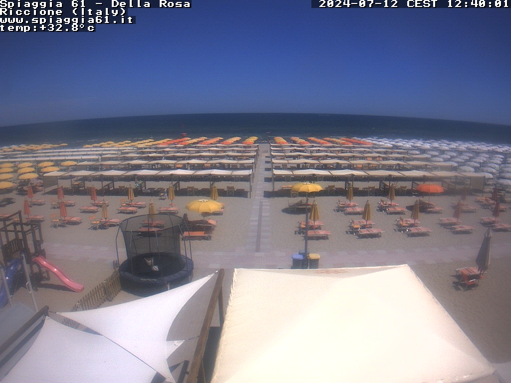 Webcam Riccione: Beachcam 61