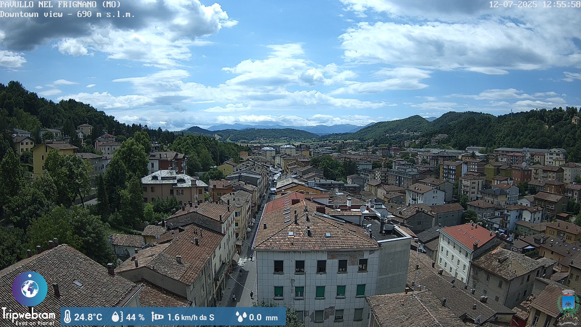 Webcam Pavullo nel Frignano Veduta di Pavullo Webcam Pavullo nel Frignano Veduta di Pavullo