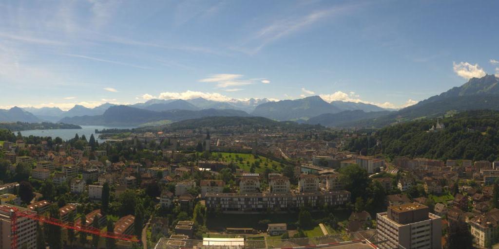 Webcam Lucerne: roundshot 360° Panorama Luzern