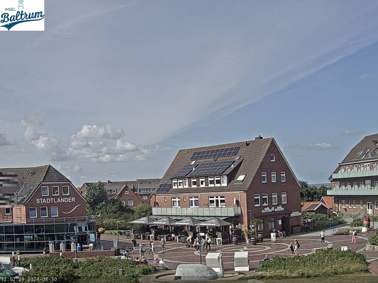 Baltrum: Marktplatz - Webcam Galore