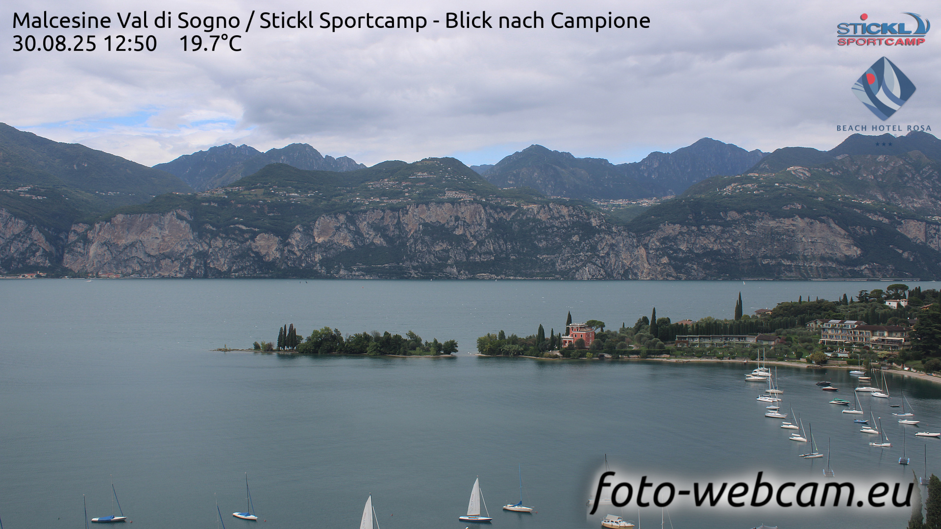 Webcam Malcesine Hafen