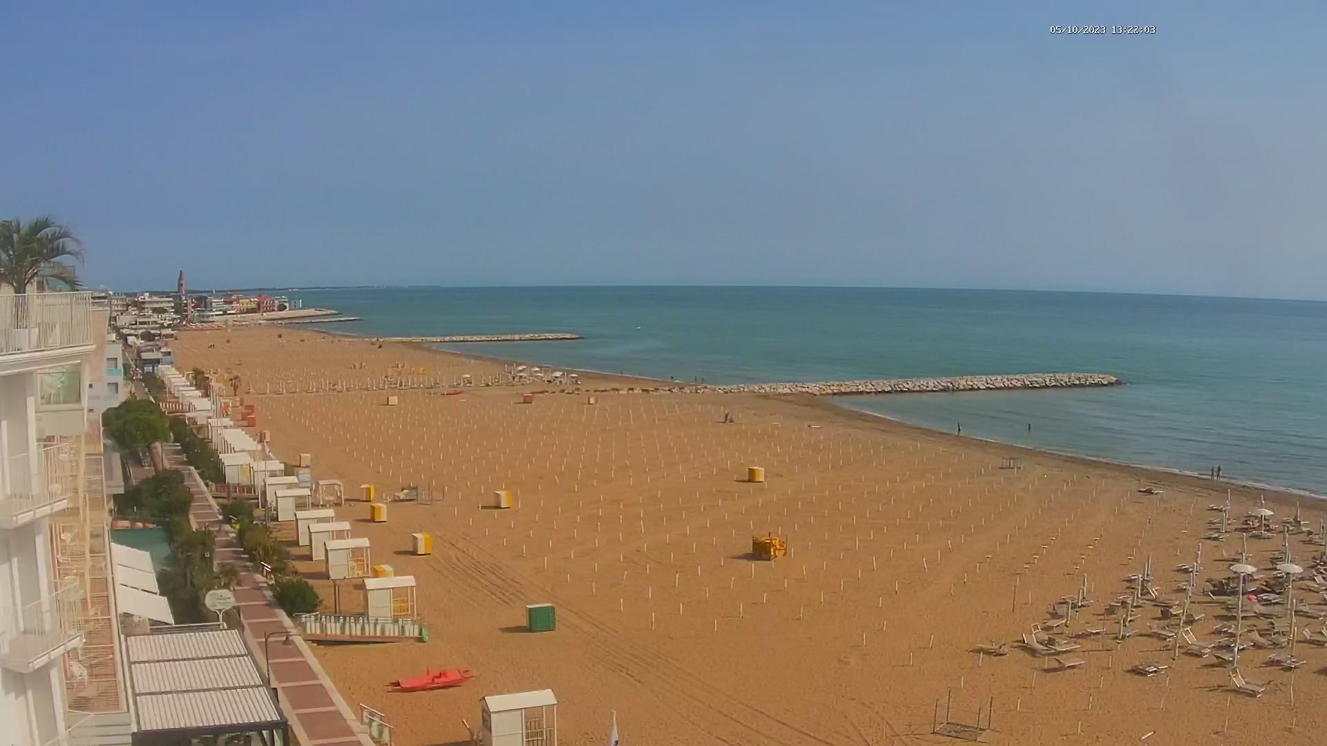 Webcam Caorle: Spiaggia di Ponente