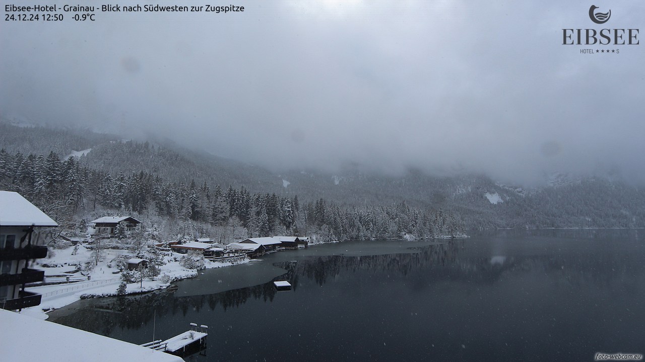 Webcam Eibsee: View over the Eibsee