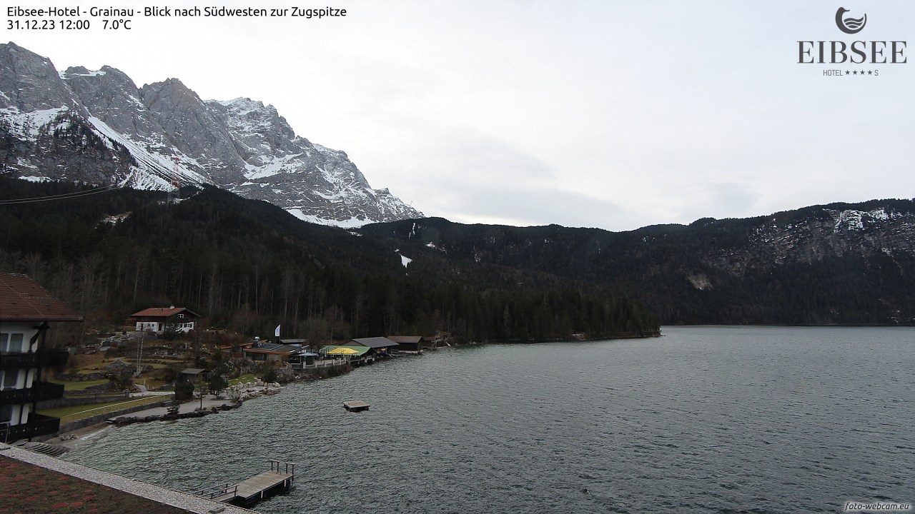 Webcam Eibsee: View over the Eibsee