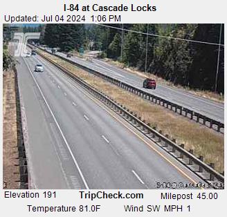 Cascade Locks, Oregon Mer. 13:17