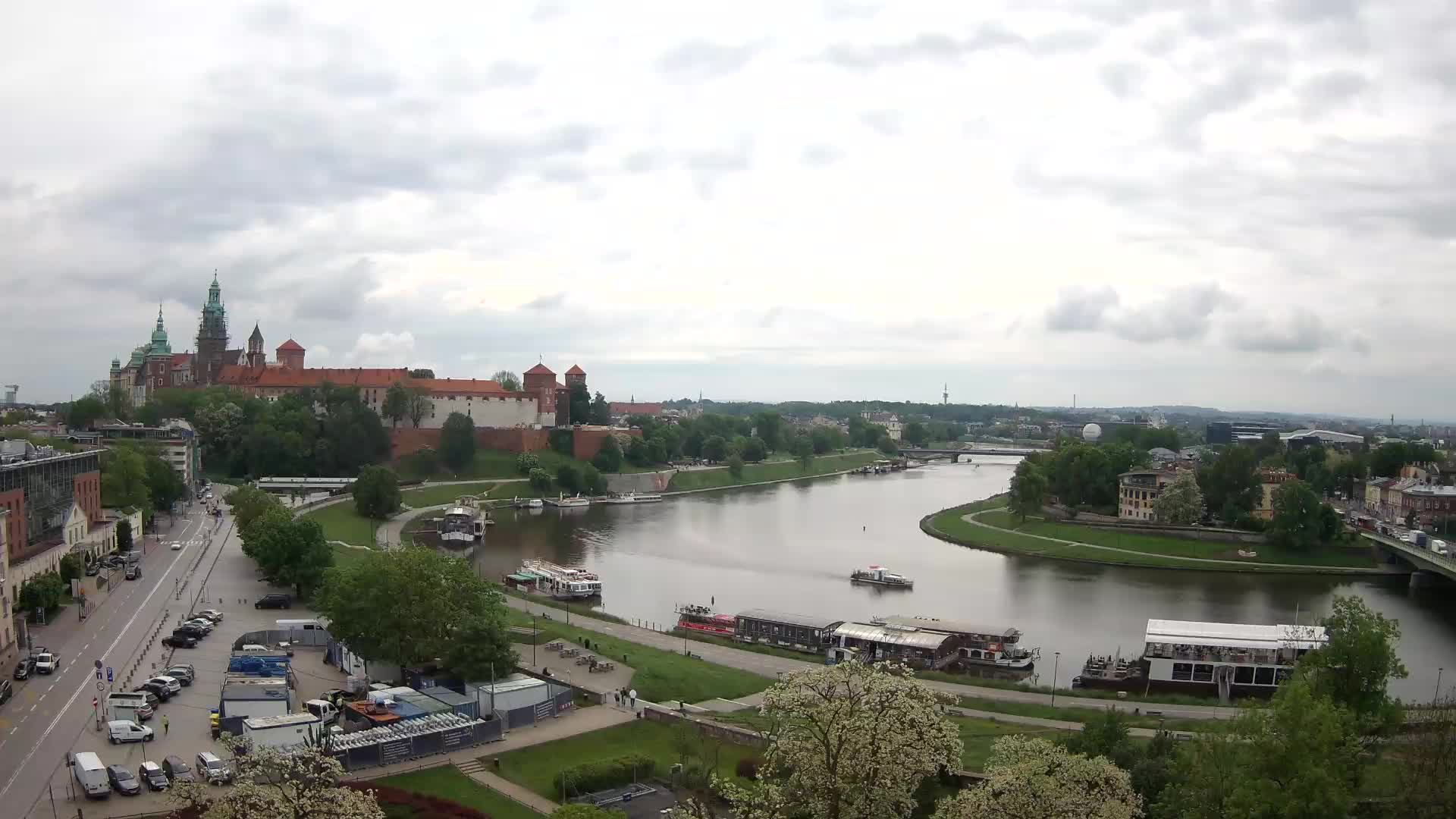 undskylde Mainstream afbalanceret Webcam Krakow: Wawel and Vistula River