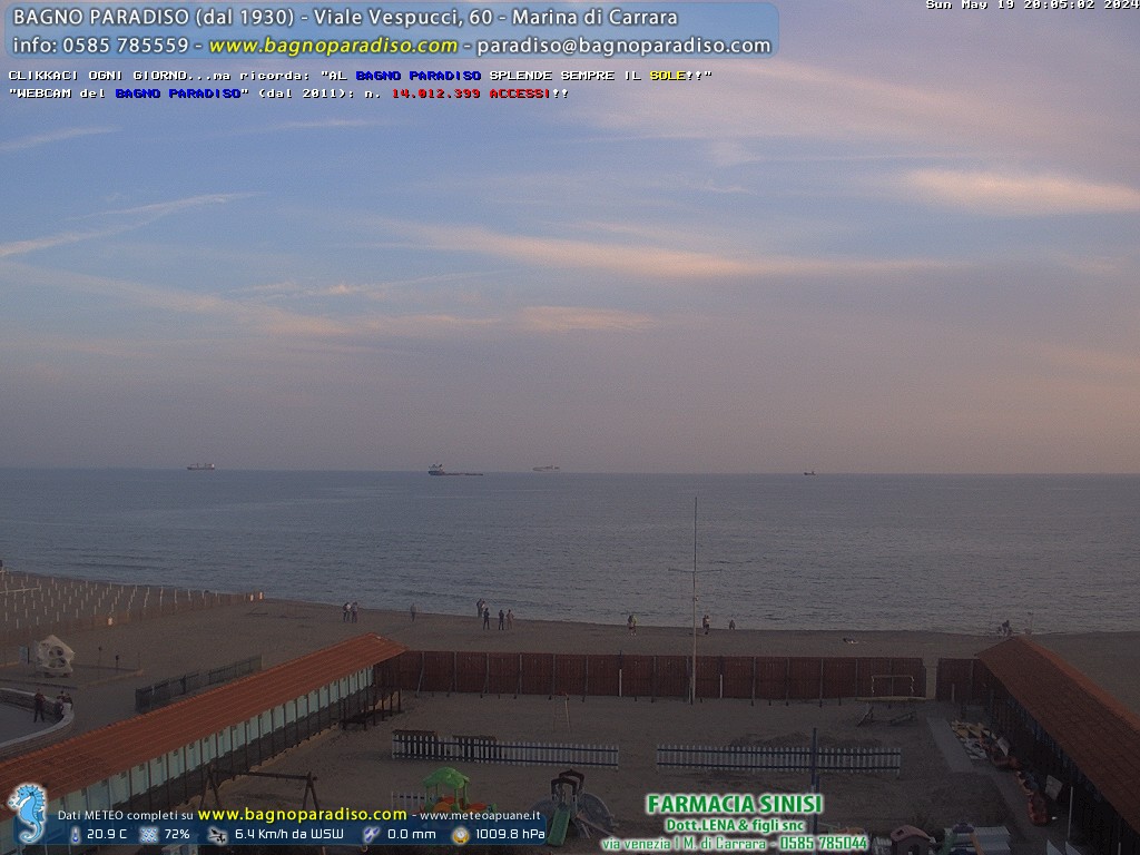 Marina di Carrara Sun. 20:05