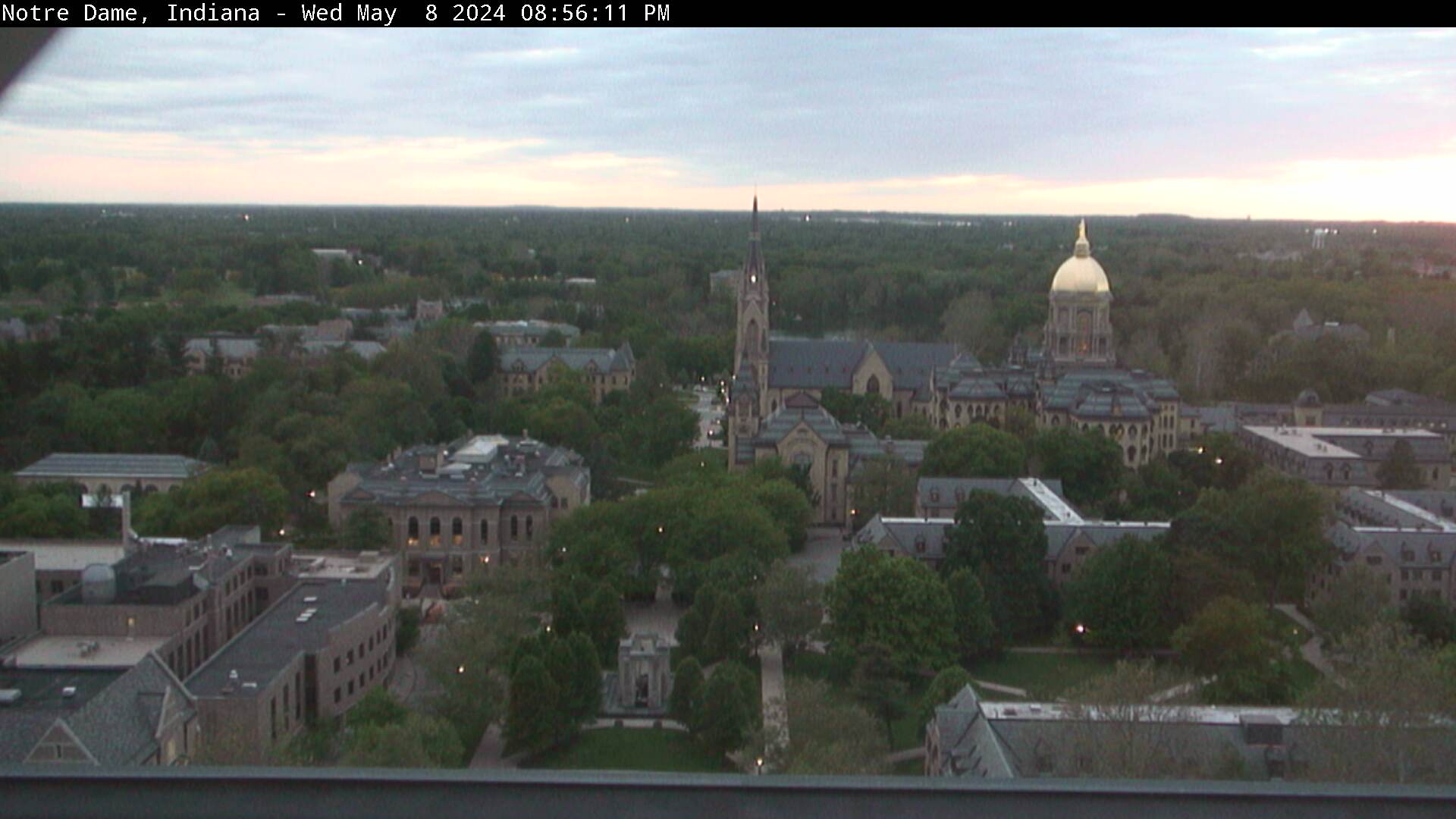 Notre Dame, Indiana Wed. 20:56
