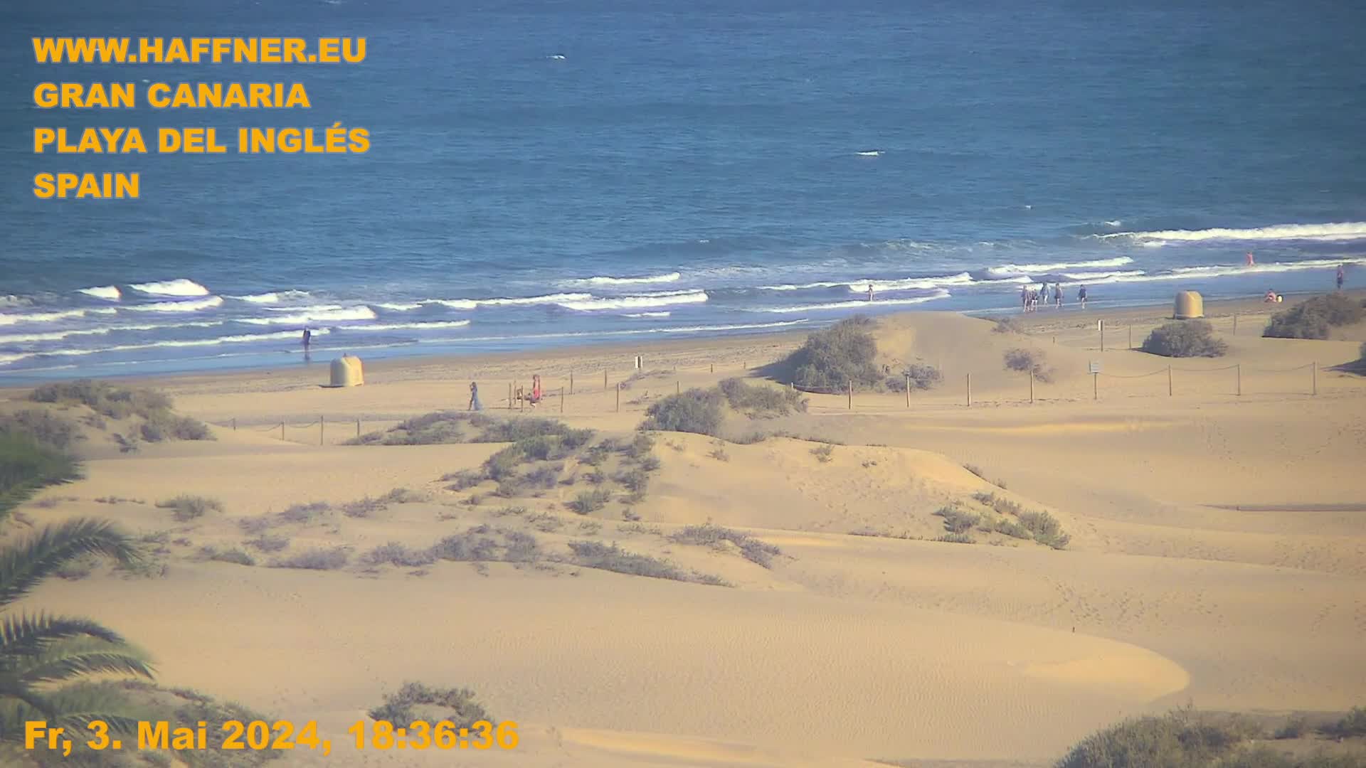 Playa del Ingles (Gran Canaria) Sat. 18:52