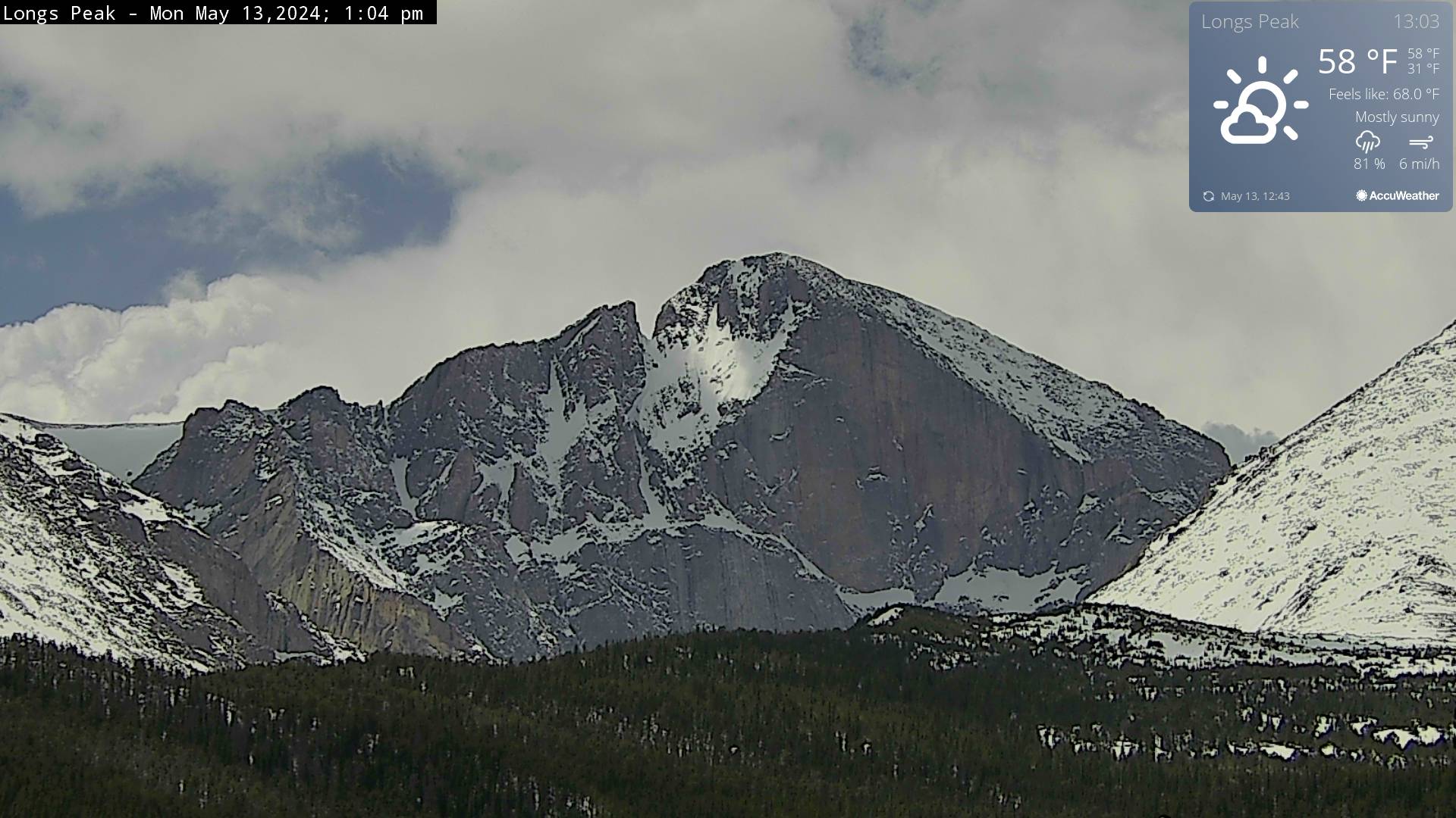 Rocky Mountain National Park, Colorado Tue. 13:05