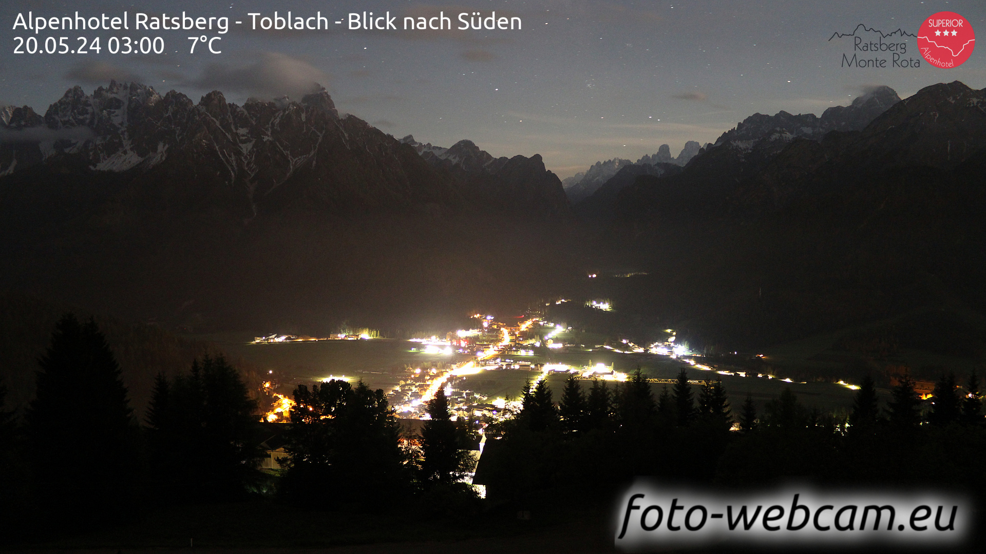Toblach (Dolomitas) Lun. 03:03