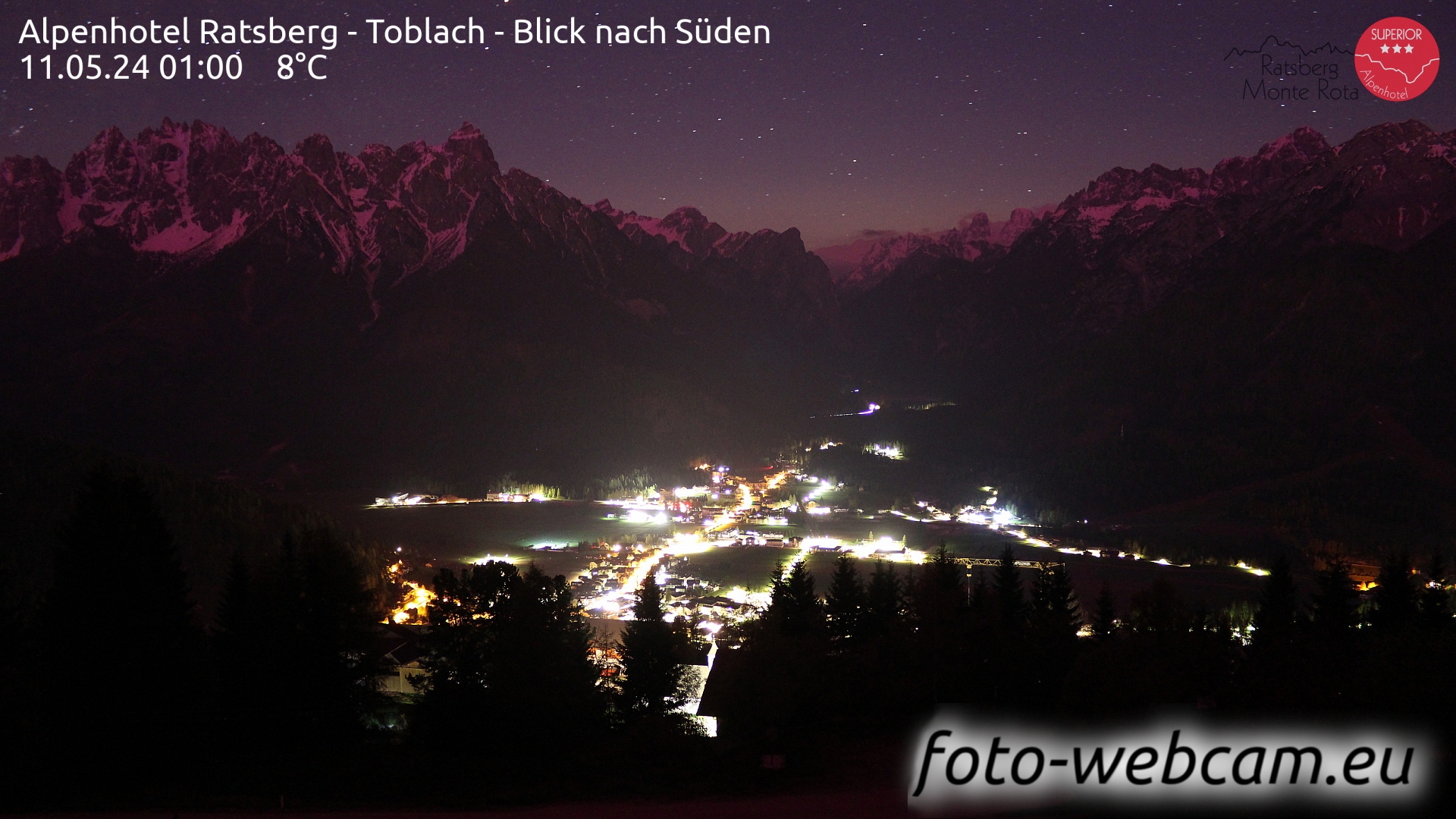 Toblach (Dolomites) Thu. 01:03