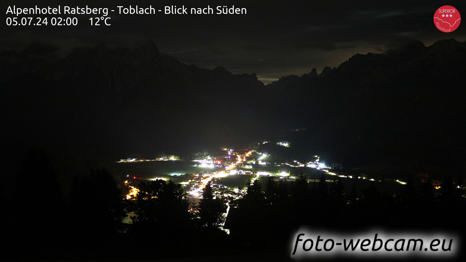 Toblach (Dolomites) Thu. 02:03