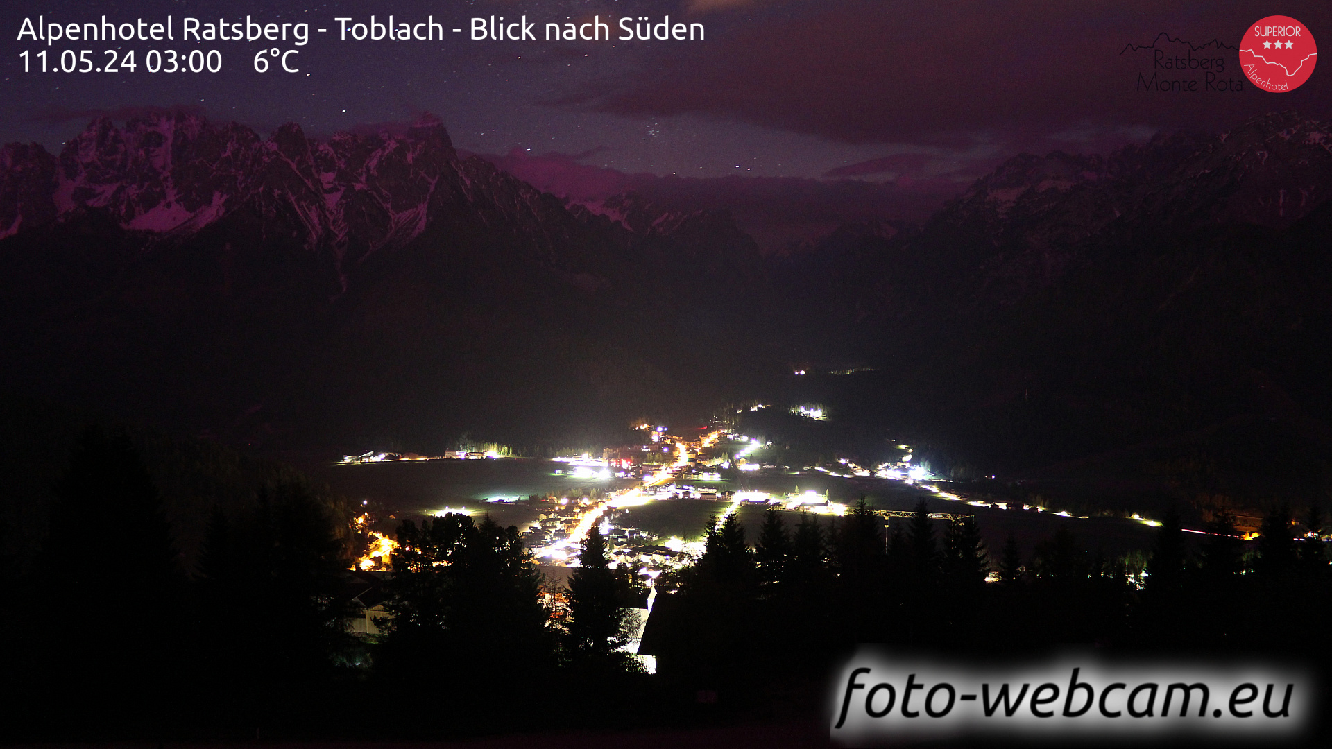 Toblach (Dolomites) Thu. 03:03