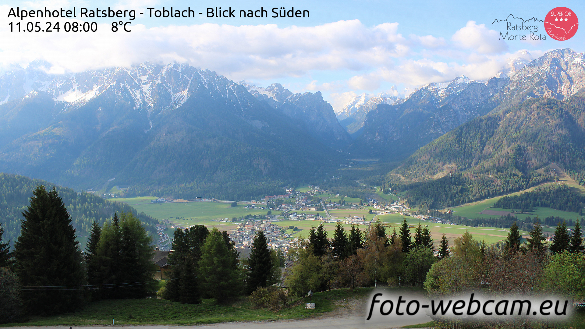Toblach (Dolomites) Thu. 08:03