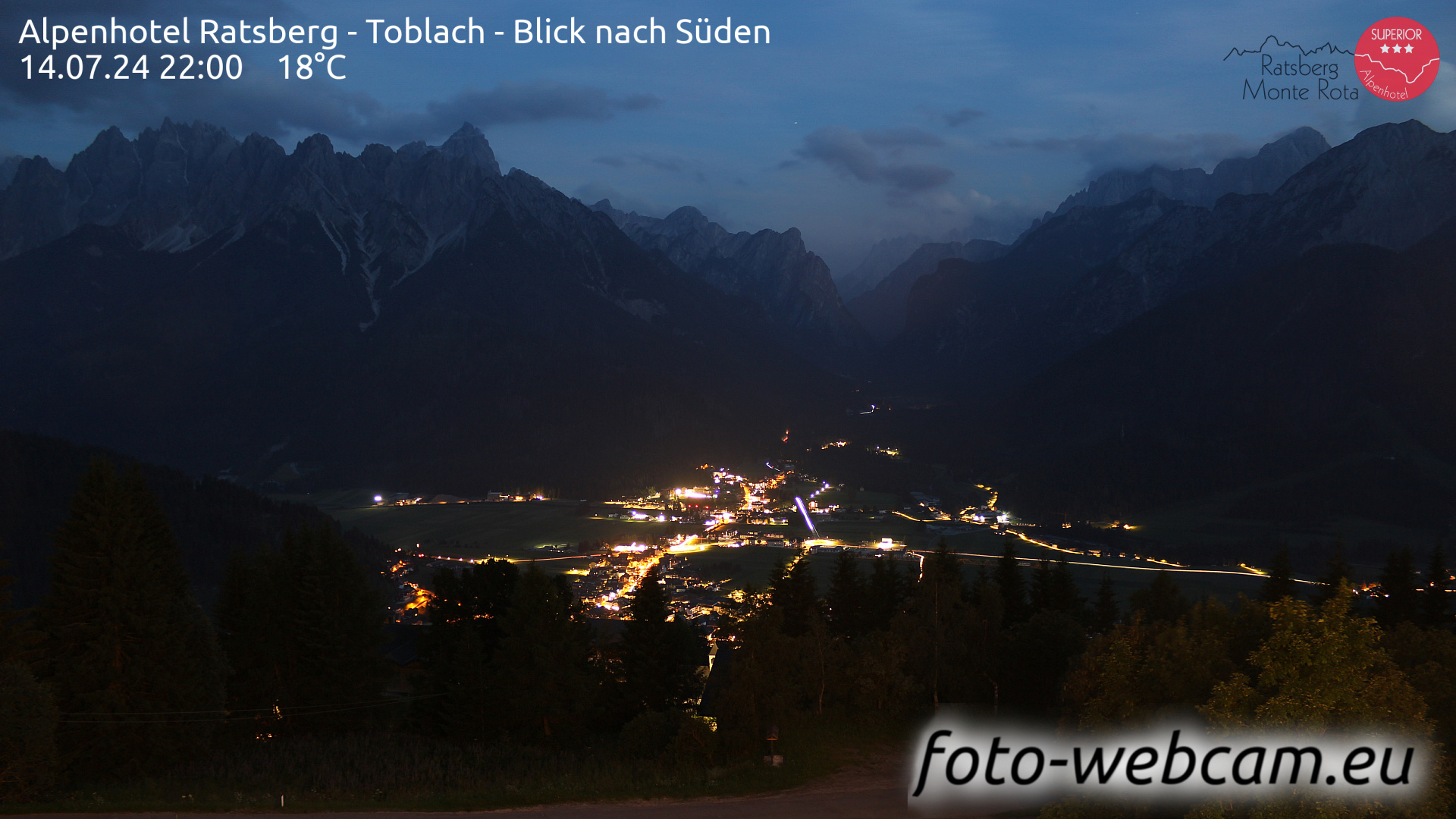 Toblach (Dolomites) Wed. 22:03