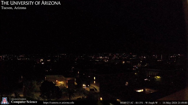 Tucson, Arizona Wed. 21:49