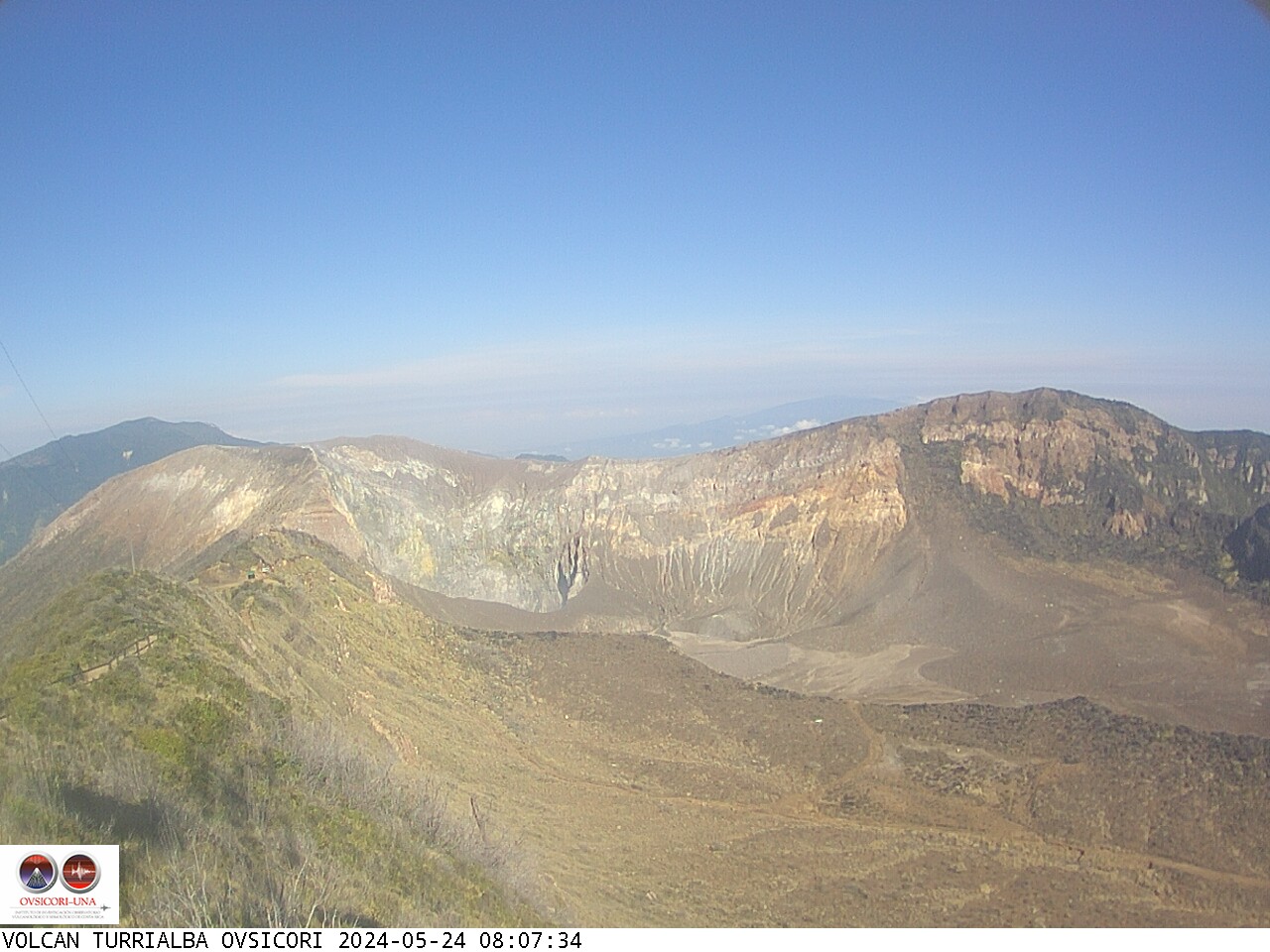 Vulkan Turrialba Ons. 08:07