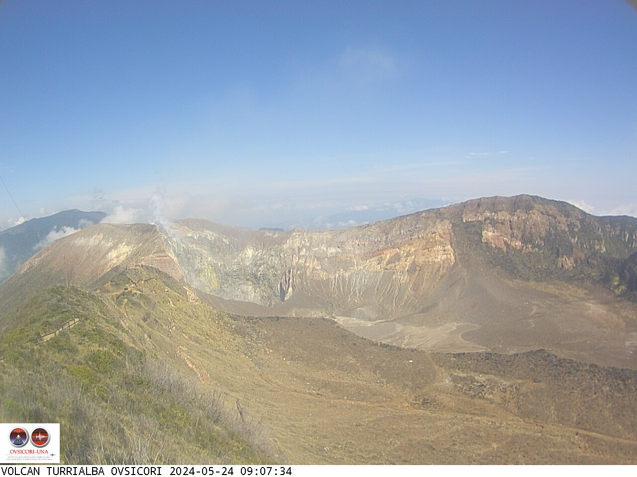 Vulkan Turrialba Ons. 09:07