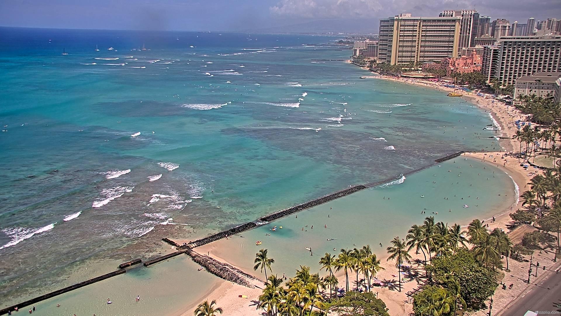 Waikiki Beach, Hawaï Ma. 11:14