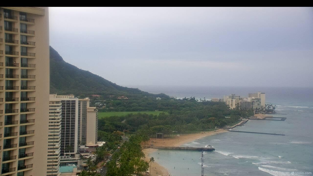 Waikiki Beach, Hawaï Di. 08:17