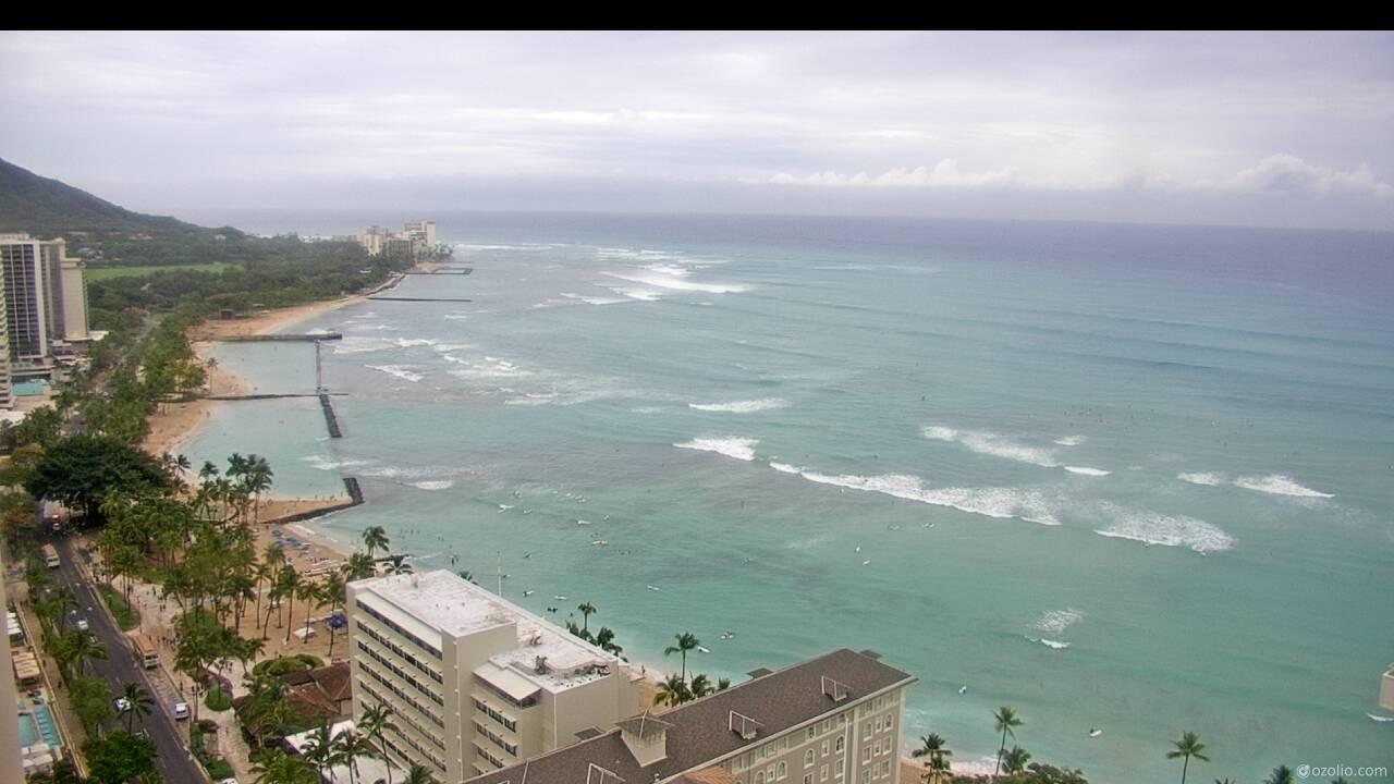 Waikiki Beach, Hawaï Di. 09:17
