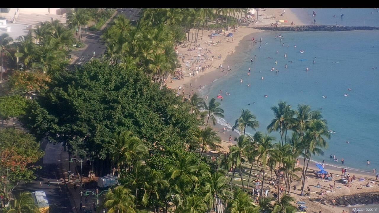 Waikiki Beach, Hawaï Sa. 17:17