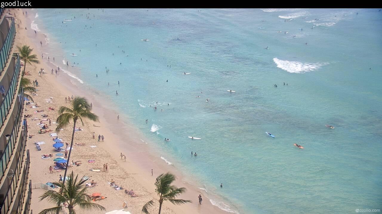 Waikiki Beach, Hawaï Je. 12:17