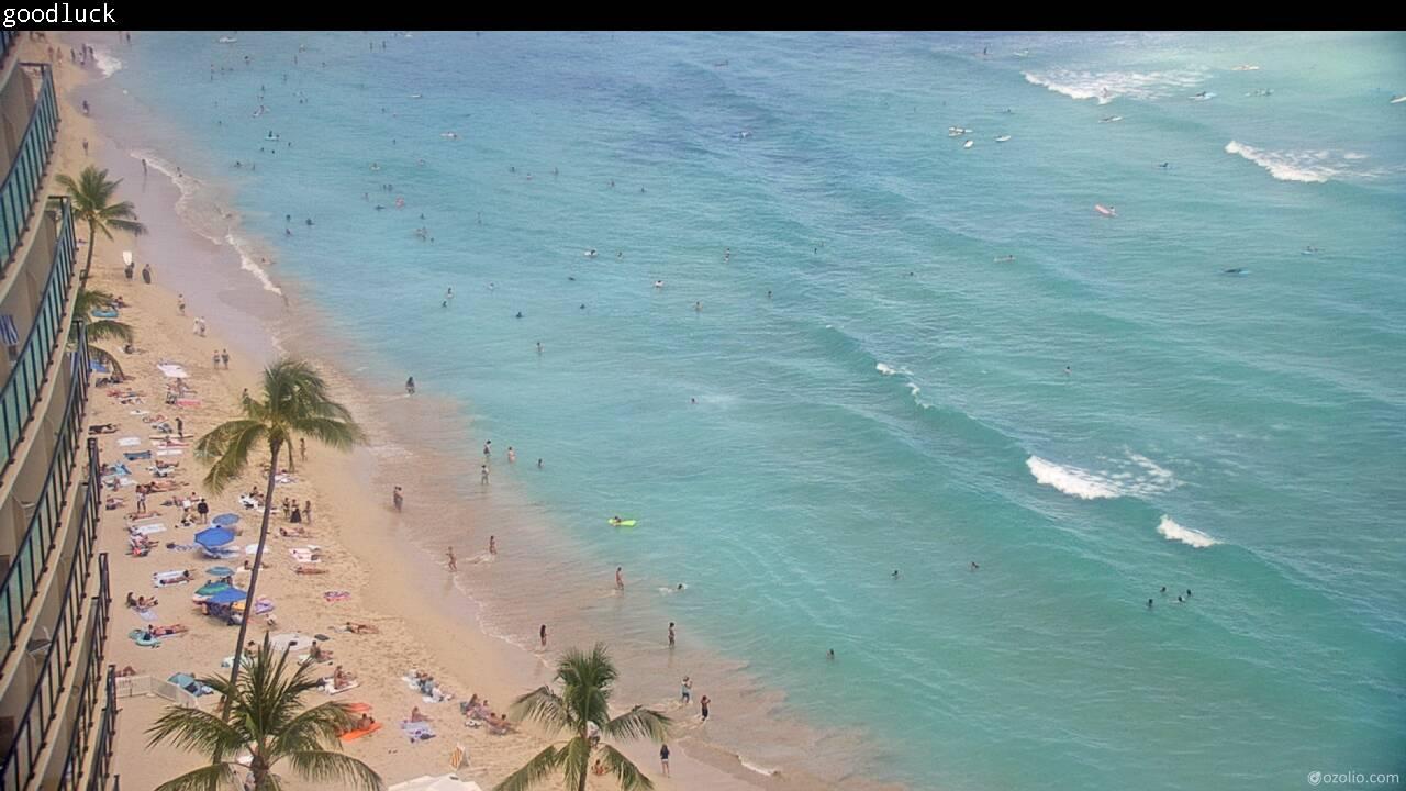 Waikiki Beach, Hawaï Je. 13:17