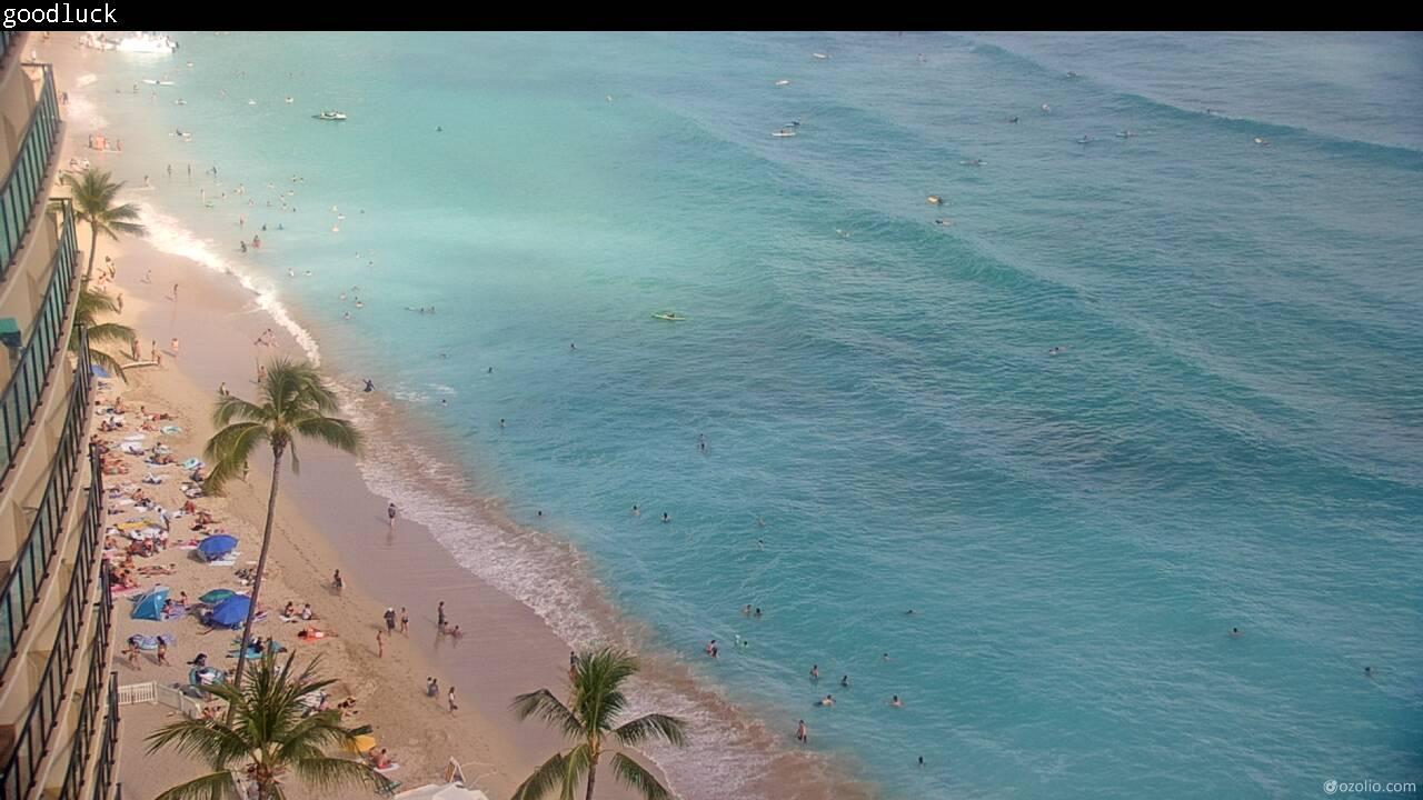 Waikiki Beach, Hawaï Je. 16:17