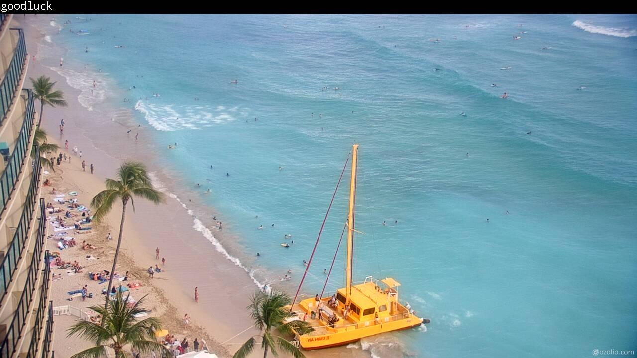 Waikiki Beach, Hawaï Je. 17:17
