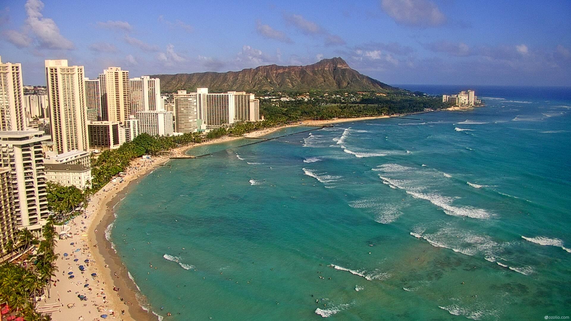 Waikiki Beach, Hawaii Dom. 16:57