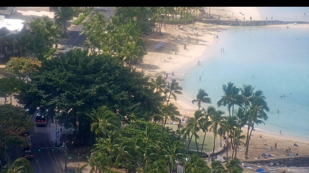 Waikiki Beach, Hawaii Gio. 09:18