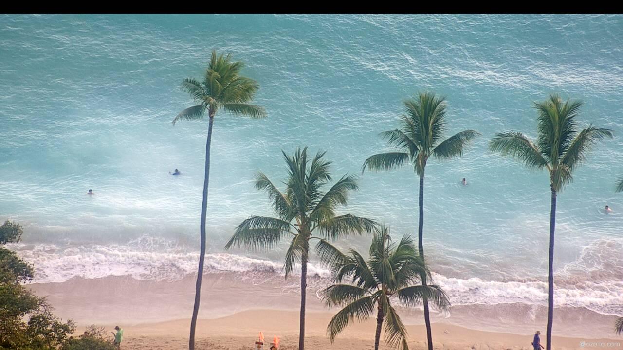 Waikiki Beach, Hawaii Sáb. 17:17